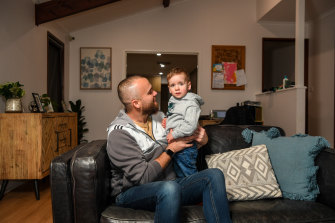 Reece Turner and his family live in the Calwell electorate, which has the lowest access rates to childcare and the highest rates of developmental vulnerability. His son, Oliver, goes to childcare centre in Tullamarine.