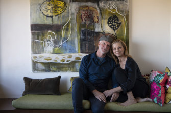 Martin McGrath and Heather Mitchell: “He said to me, ‘I want to be your guardian angel’.”
