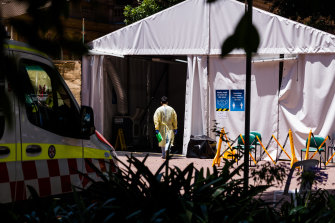 Yesterday, the Royal Prince Alfred Hospital in Sydney. 