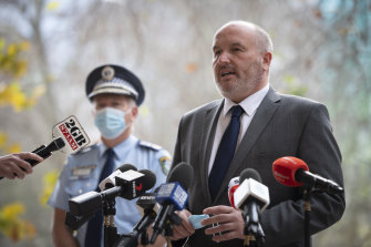 NSW Police Minister David Elliott says police enforcing public health orders are a necessary “infringement of our liberties”. 