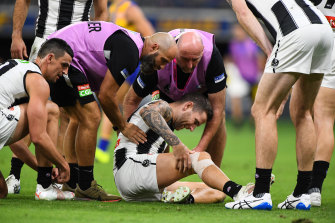 Jeremy Howe hurt his hamstring in round five against West Coast last year.