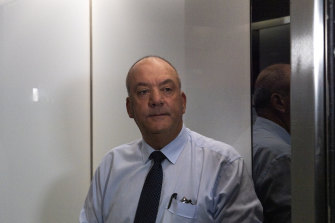 Daryl Maguire arriving at the ICAC last year.