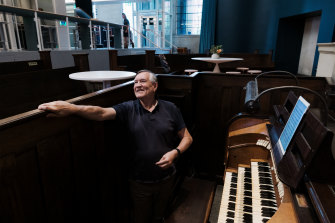Organist Robert Fox will perform at the opening of Yirranma Place on Wednesday.