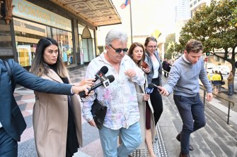 Mr Foster outside court in Sydney.