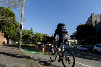 An audit of the pop-up cycleway on Bridge Road, Glebe, found safety risks that could result in serious injury or death.