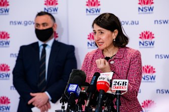 NSW Premier Gladys Berejiklian on Friday.
