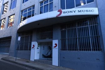 Sony Music Australia’s Sydney Office.