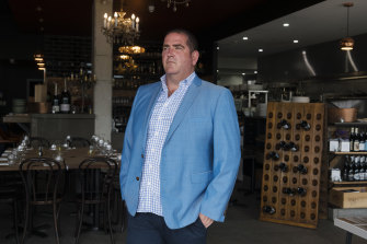 David Singer, owner of Frenchies Brasserie in Elanora Heights.