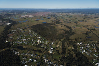 The site of the Western Sydney Airport at Badgerys Creek, the destination of a future $11 billion metro line.