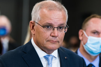 Scott Morrison has denied he leaked text messages from NSW Premier Dominic Perrottet.