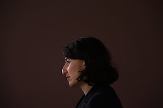 NSW Premier Gladys Berejiklian at Thursdayâ€™s COVID-19 update. 
