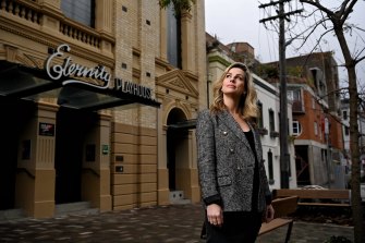 Amy Campbell at the Eternity Playhouse in July. Now her production of a Chorus Line is finally going ahead on bigger stages.