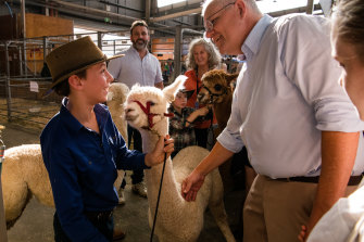 Prime Minister Scott Morrison attends the Sydney Royal Easter Show over the weekend.