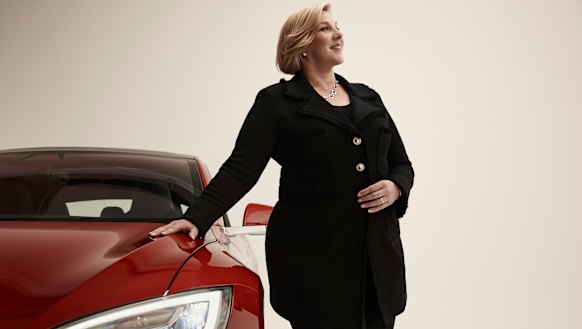 Tesla chair Robyn Denholm. 