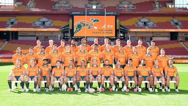The full Wallabies squad.