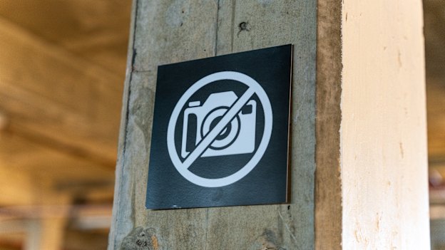 Few people are allowed beyond the holding bay to see where the cars are housed, and those who do venture must follow strict rules. 