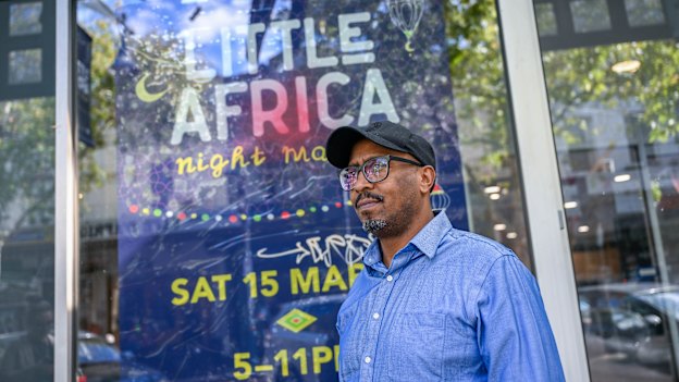 Azhar Habib runs a charcoal chicken shop in Footscray.
