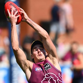 Will McLachlan trains during the finals.