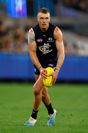 Carlton skipper Patrick Cripps.