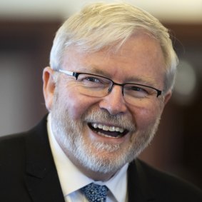 Australia’s US ambassador Kevin Rudd.