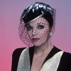 Biviano loves ’80s styles, especially that of Dynasty’s Joan Collins.