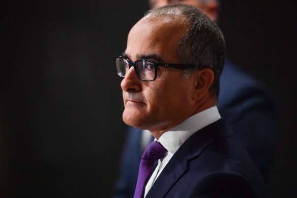Victoria’s acting Premier James Merlino on Tuesday.