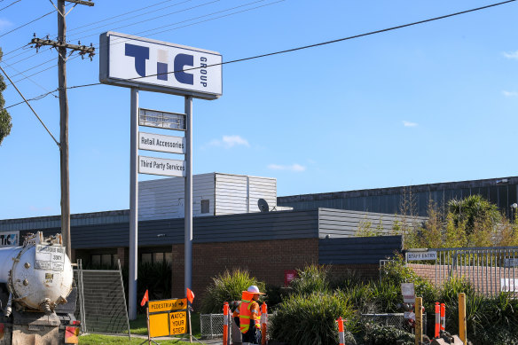 TIC Group in Altona North, now called PACT Retail Accessories, is one of the listed COVID-19 exposure sites.