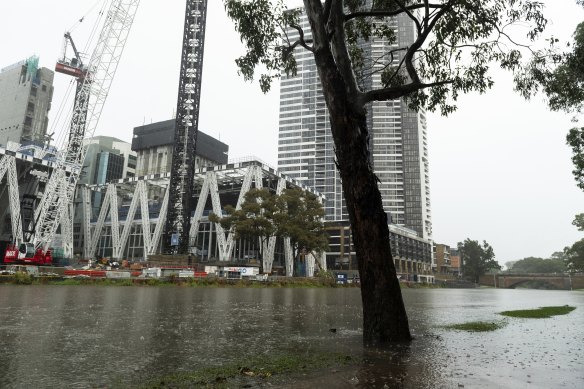 In Parramatta on Friday afternoon. 