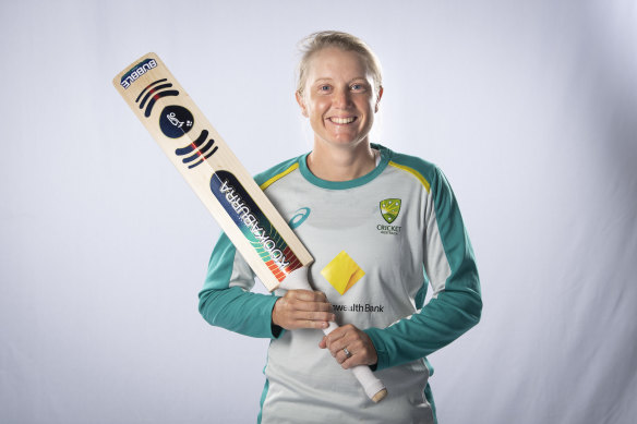 Australian cricketer Alyssa Healy, one of the stalwarts of the team as it prepares for the World Cup in New Zealand.