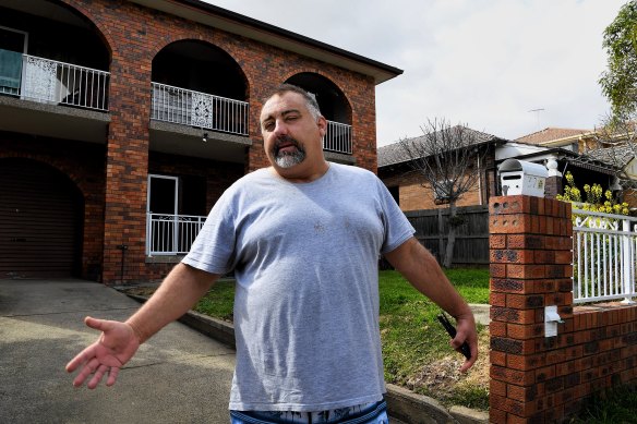Neighbour Joseph Tokic, 48, was making dinner when he heard gunshots and a man screaming for help on Garrong Road in Lakemba. 