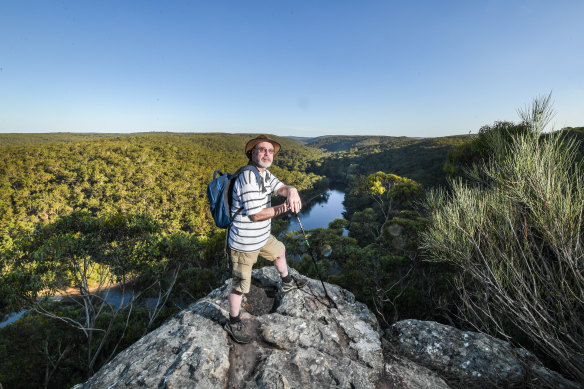 Engadine bushwalker Ralph Cartwright regularly explores the nearby Royal National Park.