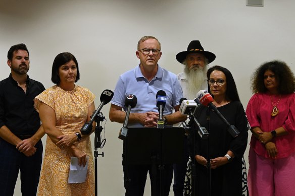 Prime Minister Anthony Albanese made an emergency visit to Alice Springs.