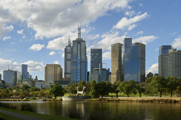 Office rents in the Melbourne CBD rose 4.6 per cent in the year to July.