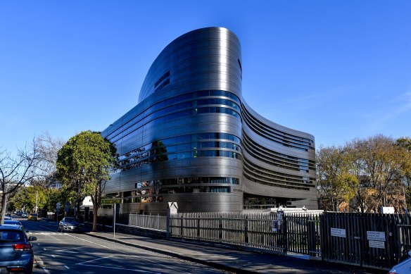 Melbourne Grammar’s new science building The Geoff Handbury Science and Technology Hub.