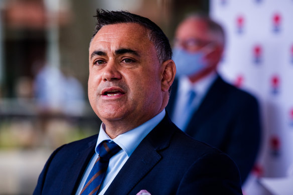 NSW Deputy Premier John Barilaro.