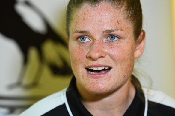 Brianna Davey is making progress but still in doubt for the clash against the Blues.