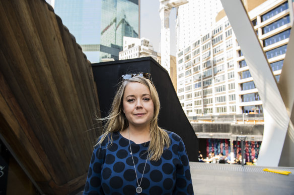 Hannah Bird, 35, is an accountant working in the CBD and living in a shared house in Newtown. 