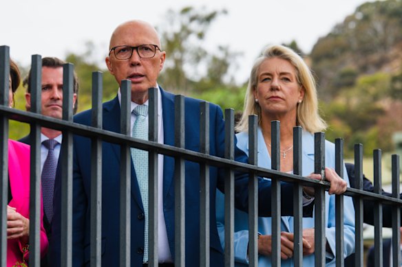 Peter Dutton on the campaign trail.