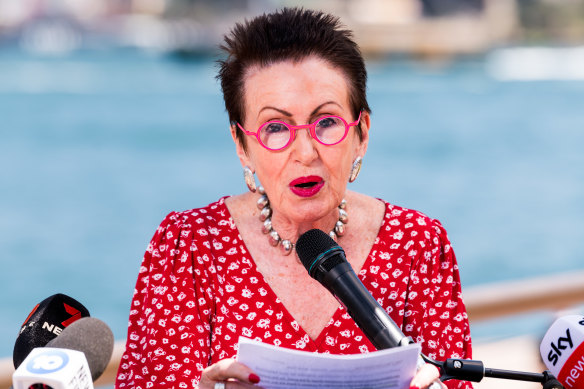 Clover Moore, Lord Mayor of Sydney.