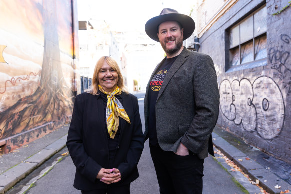 Marcus Stewart and Geraldine Atkinson, co-chairs of the First Peoples’ Assembly.