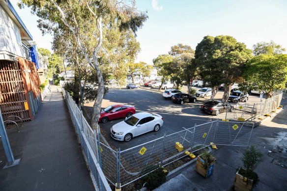 The carpark behind Balaclava station in Melbourne’s south-east was slated for redevelopment under the Morrison government’s infrastructure plan.