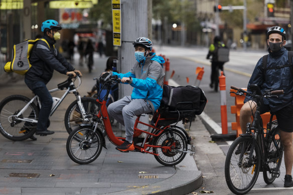 Menulog said they have been able to provide an additional 2000 couriers jobs Australia-wide in metro and regional areas over the COVID-19 period.