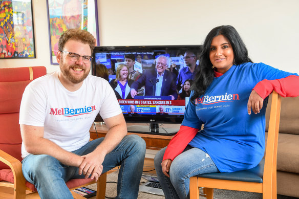 Ryan Mickler and Tharini Rouwette from the MelBerniens.