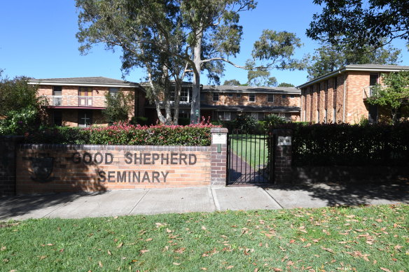 Cardinal Pell has been staying at a seminary in Homebush, Sydney.