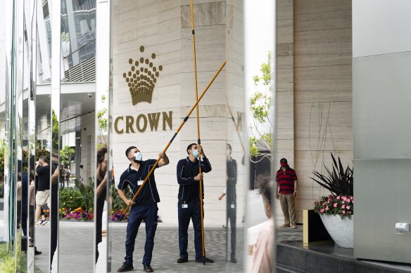 Crown Sydney opened on Monday but the casino is yet to start operating.