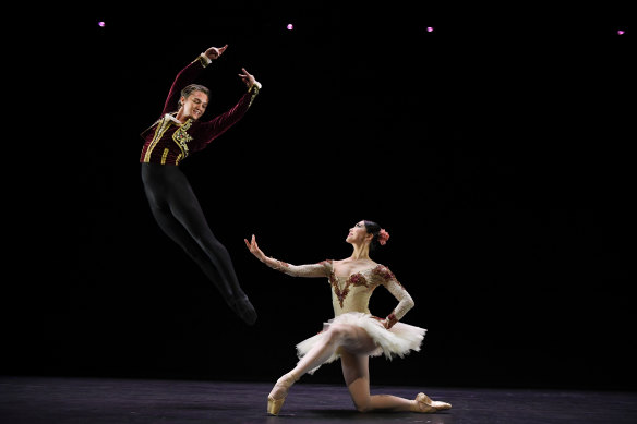 Julian MacKay and Misa Kuranaga, principal dancers from the San Francisco Ballet, appear in the inaugural World Stars of Ballet Gala at the Sydney Coliseum Theatre in Rooty Hill.