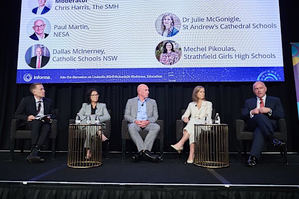 Panel discussion at today’s schools summit on the topic of student assessment and evaluation.