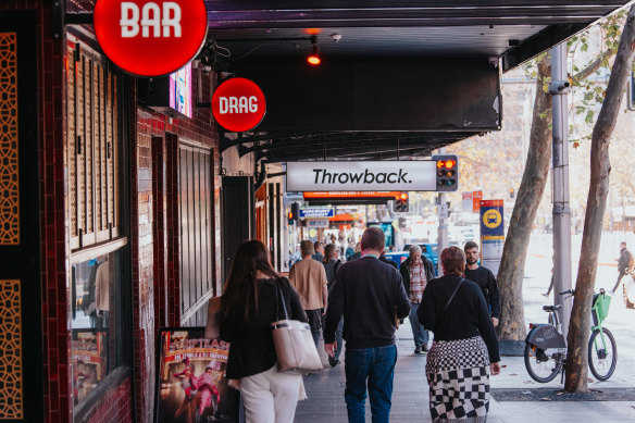 Small business operators say Oxford Street’s character had been diluted by gentrification and an influx of young families with kids and dogs.