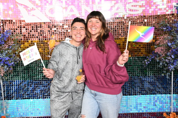 Sam and Justine Goldon are celebrating Sydney World Pride.