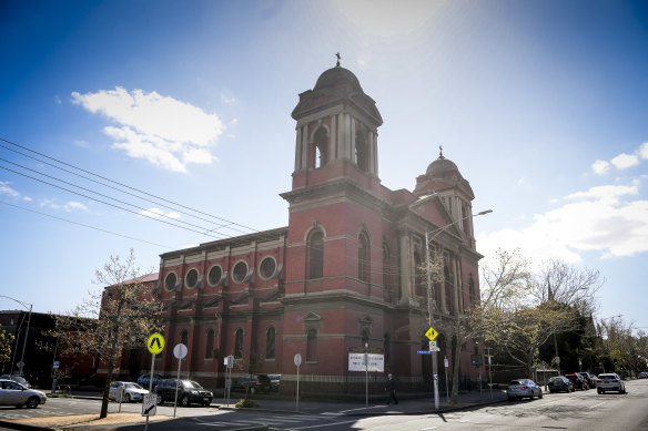 The Catholic church's modern Corpus Christi seminary, in Carlton.